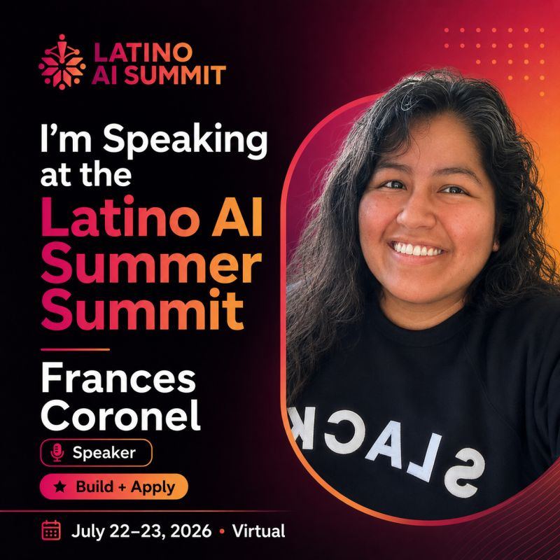 Speaking at the Latino AI Summit: Making AI Tools Work for Everyone ๐ค
