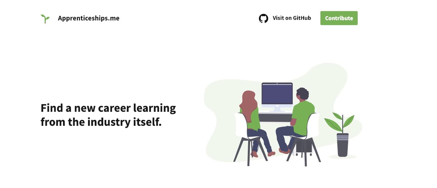 Apprenticeships.Me - Revamped Design