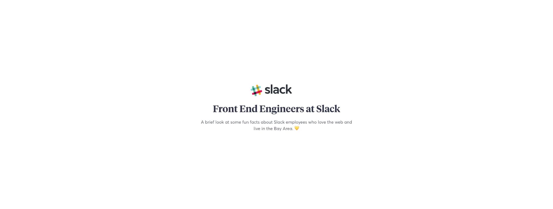 Slack FE Developers