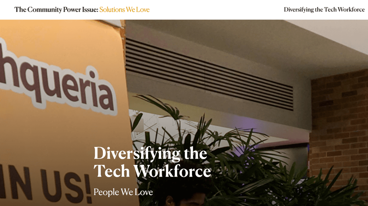 Diversifying the Tech Workforce